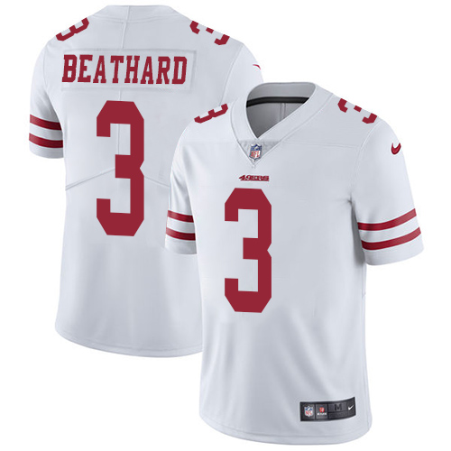 San Francisco 49ers Limited White Men C. J. Beathard Road NFL Jersey #3 Vapor Untouchable